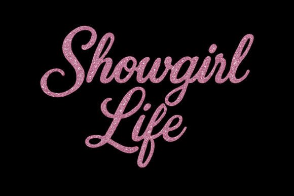 Download Showgirl Energy Neon Glitter PNG - Neon Collection