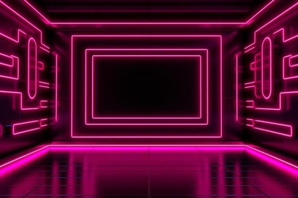 Download Neon Tunnel Neon Background - Neon Collection