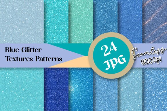 Download Blue Glitter Textures Patterns - Patterns Collection