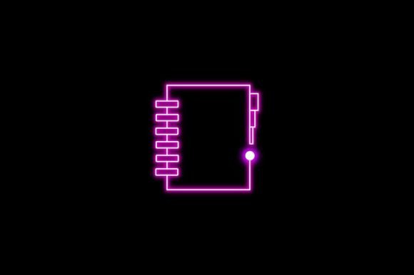 Download Business Icon Neon Server Connection - Neon Collection