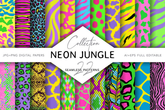 Download Neon Animal Print - Neon Collection