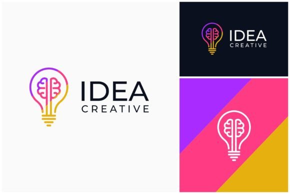 Download Brain Light Bulb Creative Idea Logo - Light bulb Collection