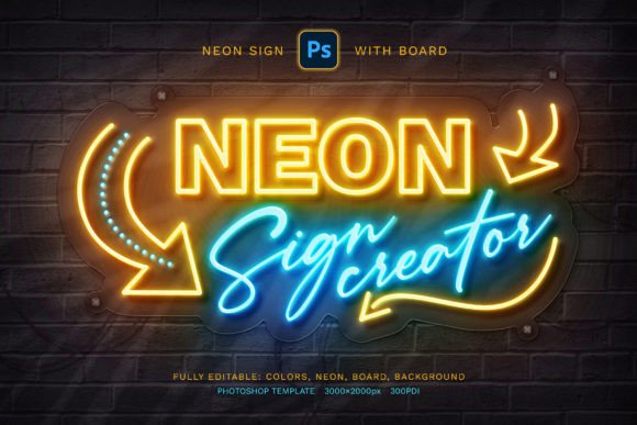 Download Neon Sign Board - Neon Collection