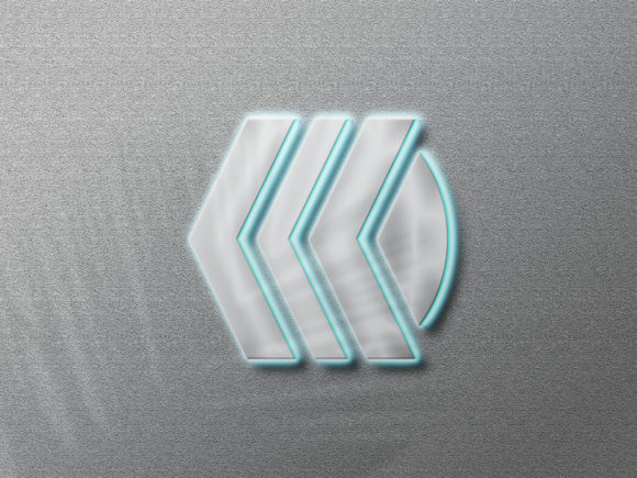 Download 3d Silver Effect Neon Logo Mockup Design - Neon Collection