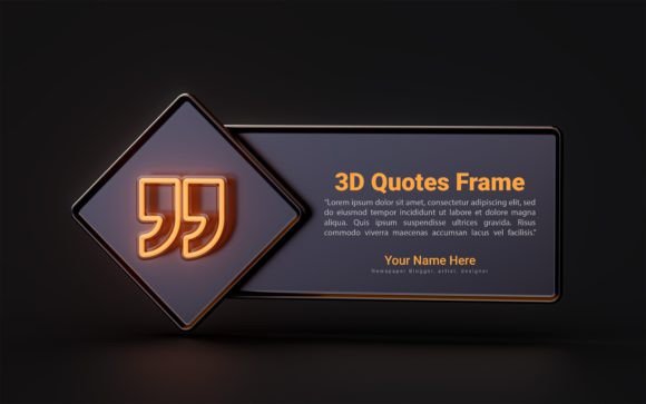 Download Dark Neon Quote Text Box - Neon Collection