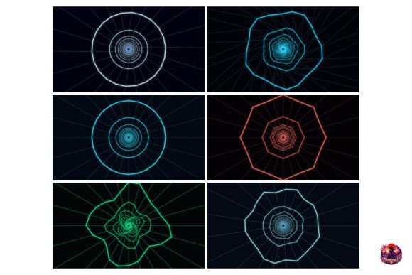 Download Neon Tunnel Clips for SaaS Marketing - Neon Collection