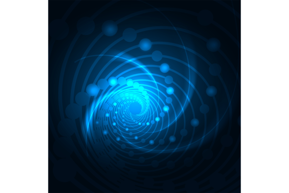 Download Light Vortex. Blue Neon Tunnel Glow Effe - Neon Collection