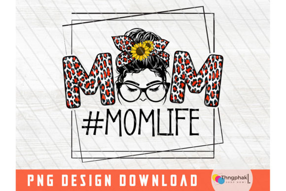 Download Mom Skull Bun Hair Sunglasses Png - Premium Resources