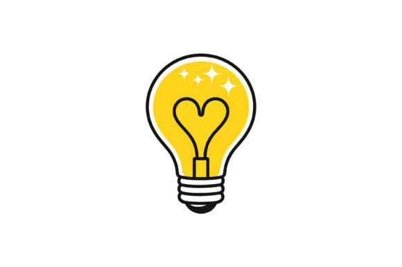 Download Creative Heart Light Bulb Idea - Light bulb Collection
