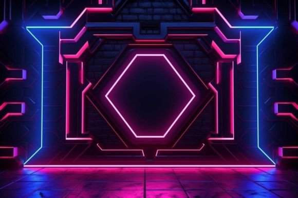 Download Neon Tunnel Neon Background - Neon Collection