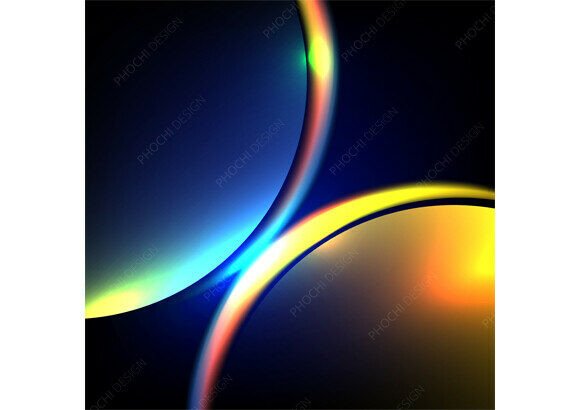 Download Abstract Neon Light Tech Background - Neon Collection
