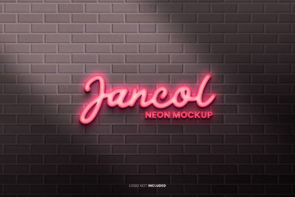 Download Neon Logo Mockup Psd - Neon Collection