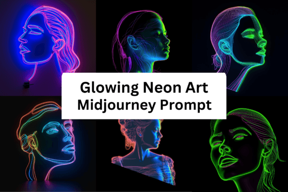 Download Ai Prompt for Glowing Neon Art - Neon Collection