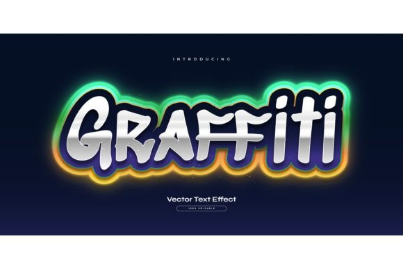 Download Graffiti Text Style with Neon Effect - Neon Collection