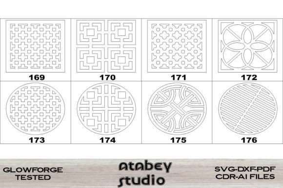 Download Laser Cutting Plans 8 Different Patterns - Patterns Collection