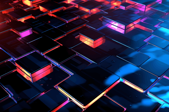 Download Gaming Desktop Background Neon Tech - Neon Collection