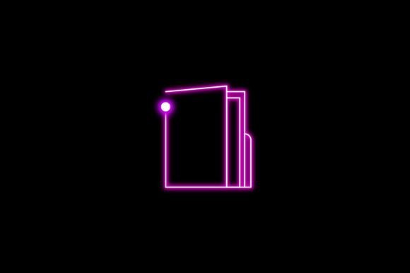 Download Business Icon Neon Connection Center - Neon Collection