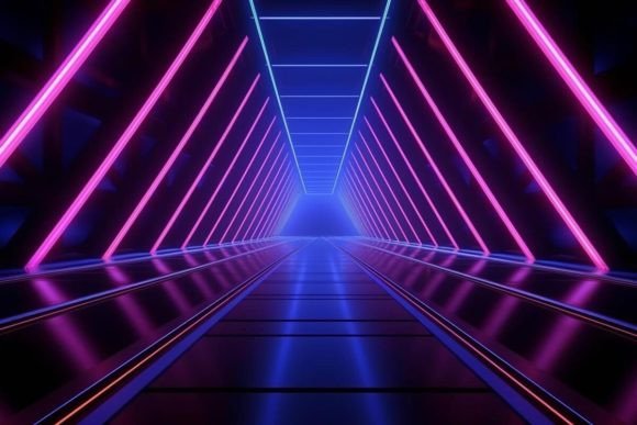 Download Neon Tunnel Depth - Neon Collection