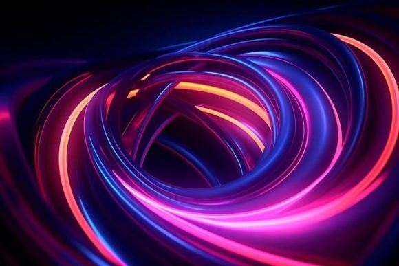 Download Neon Artwork Tunnel Colorful - Neon Collection